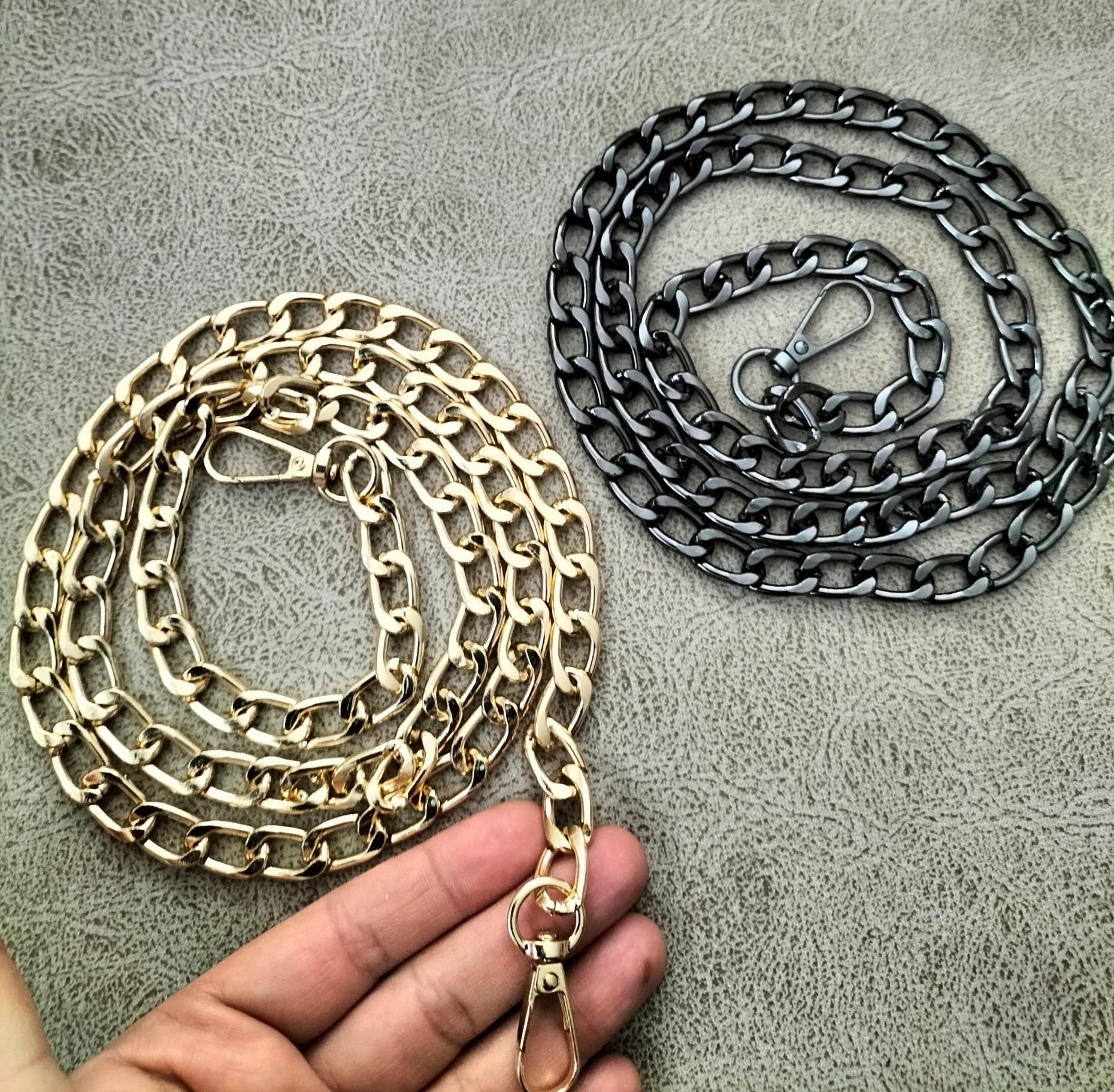 Çanta Zinciri 105 cm Kancalı, Alüminyum hafiftir 1 adet