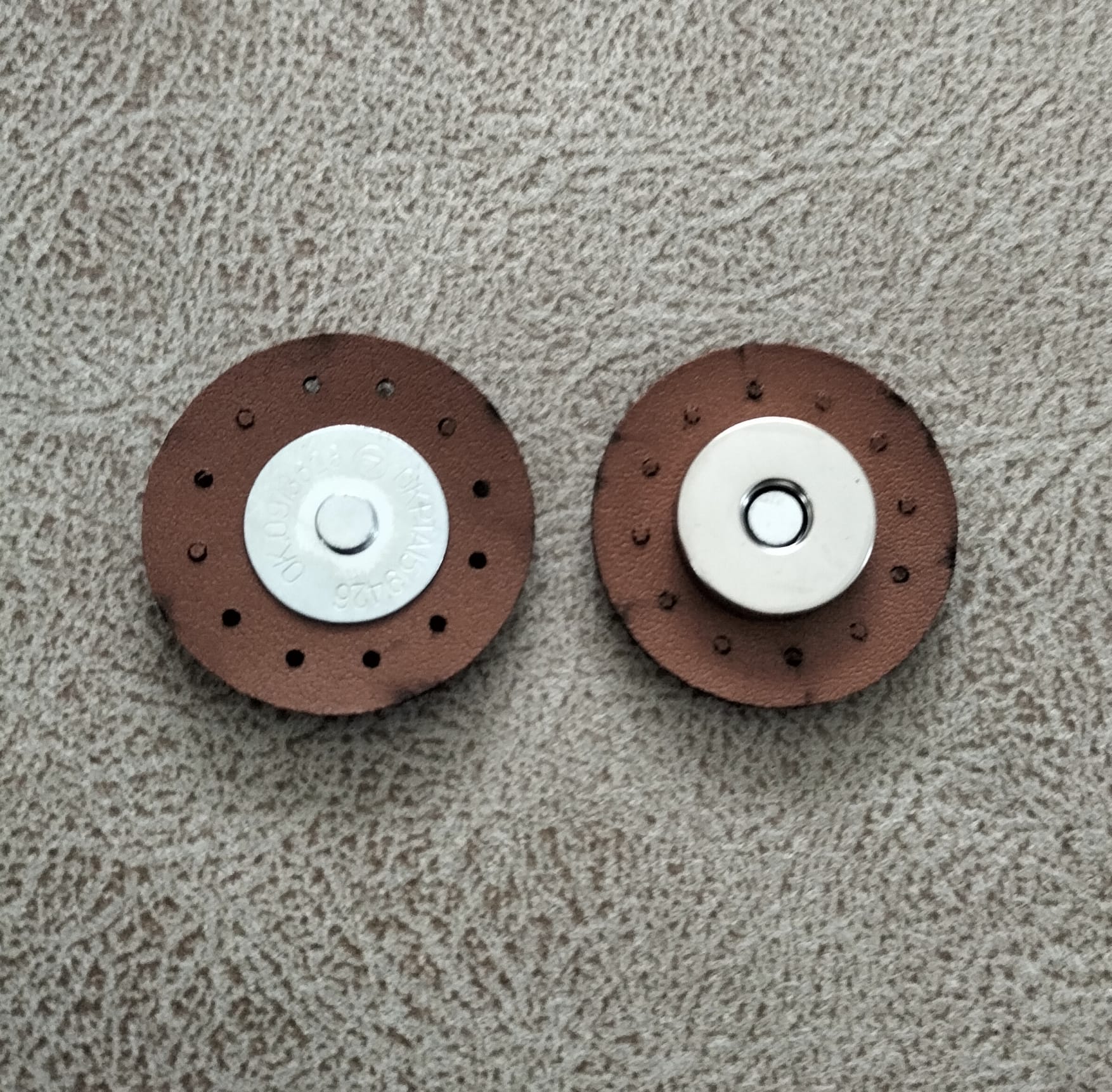 Derili Çanta Kilidi Yuvarlak 1 adet