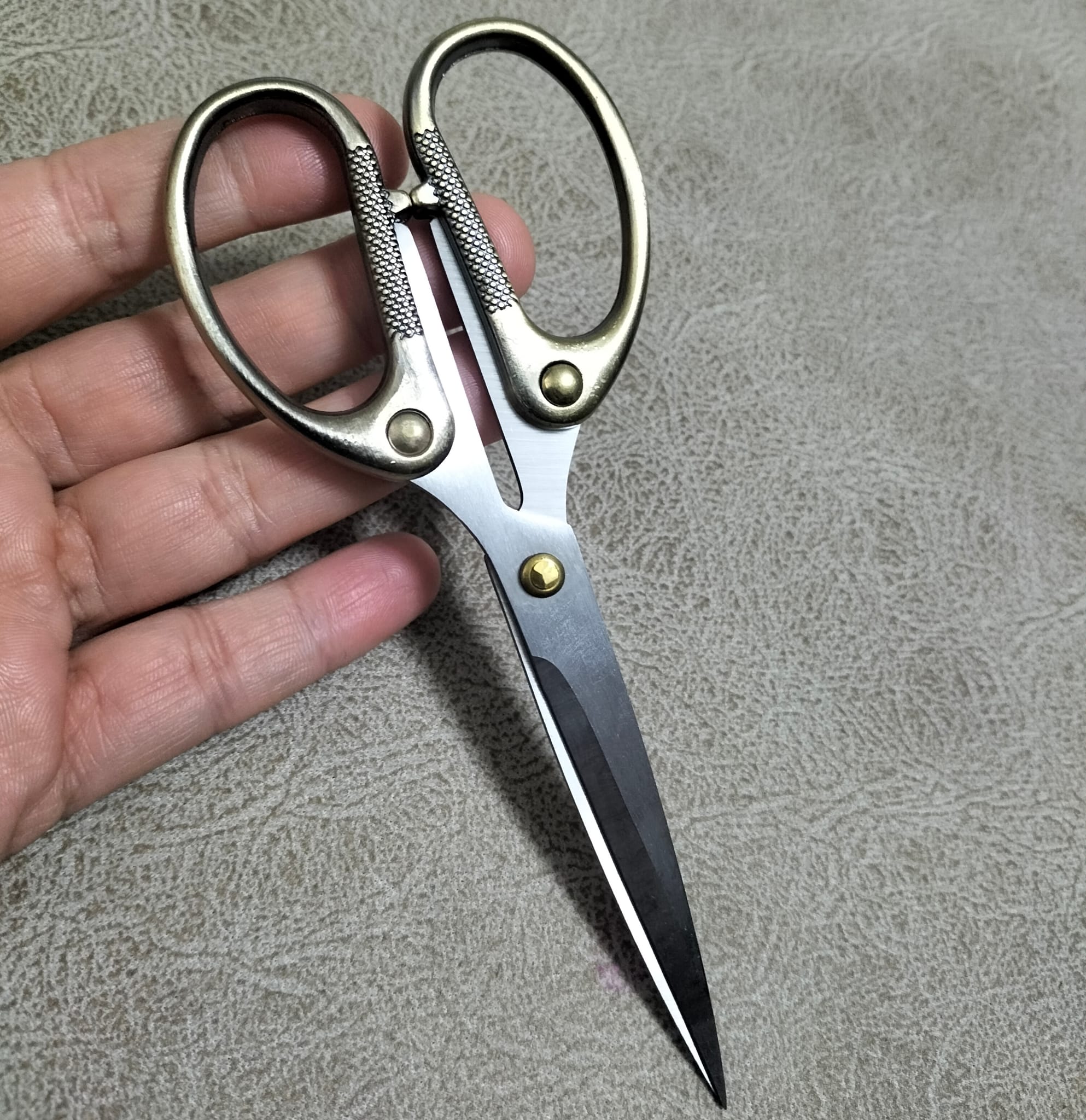 Vintage Makas Eskitme 14 cm Kaliteli Keskin