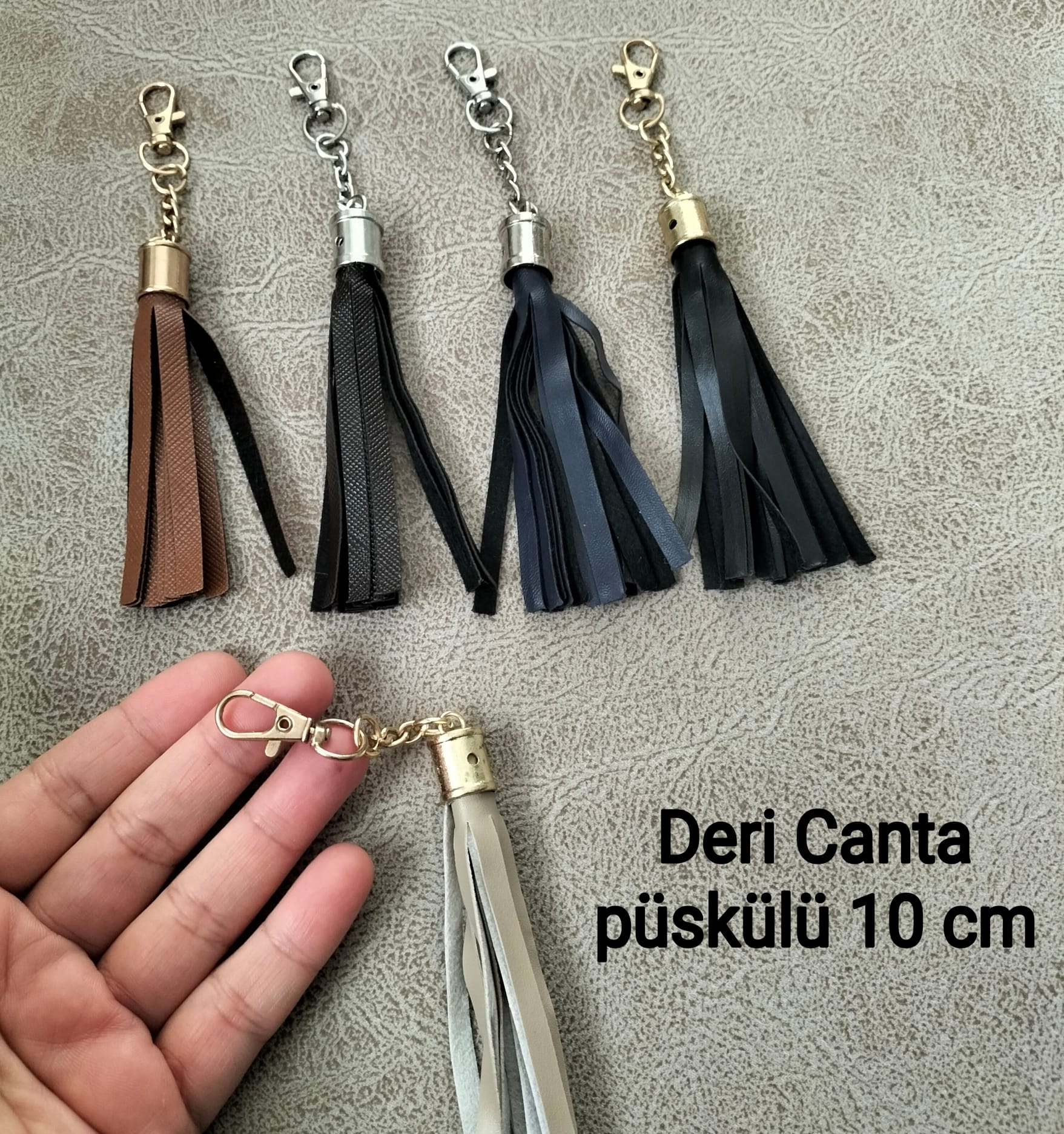 Çanta püskülü çanta süsü 1 adet