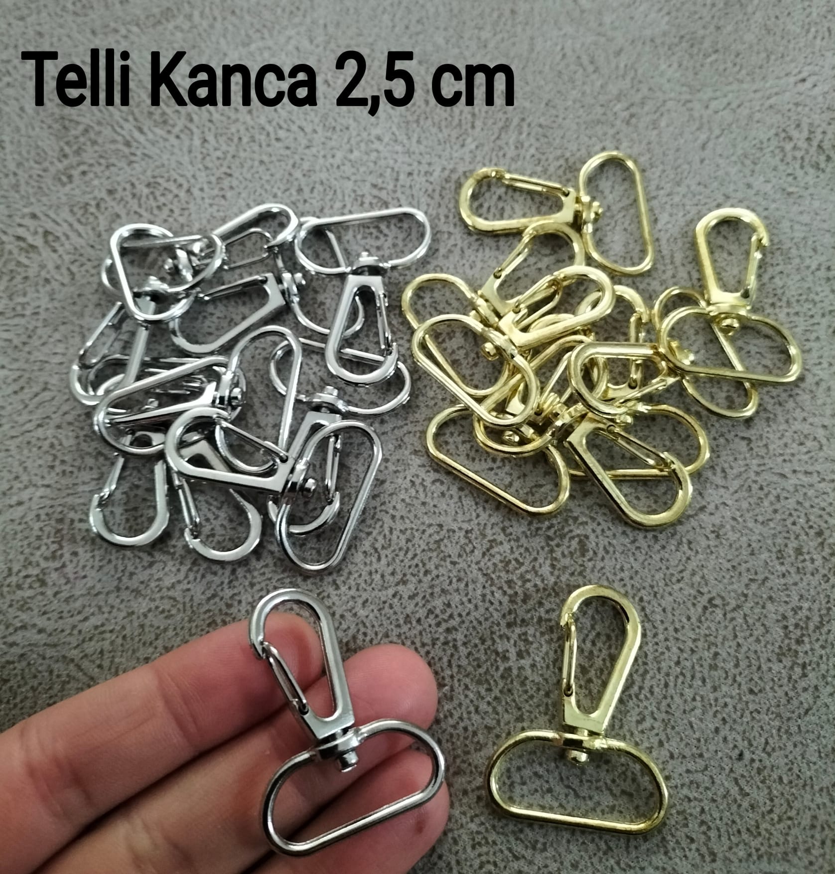 Telli Kanca 2,5 cm (10 adet)