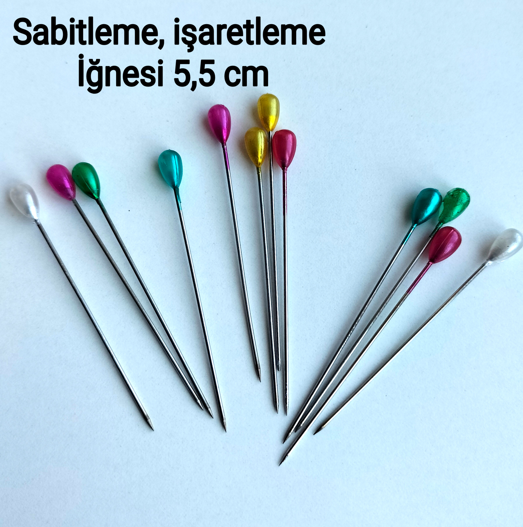 Sabitleme İğnesi 5,5 cm (12 adet)
