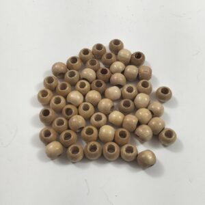 Ahşap  Boncuk 8-9 mm (50 adet)