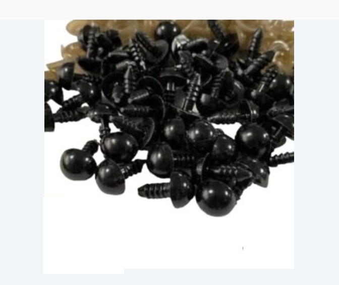 14 mm Vidalı Göz (25 çift) siyah