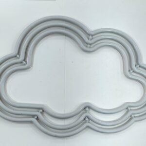 Plastik Bulut Makrome Halkası,Düş kapanı 3’lu Büyük Boy