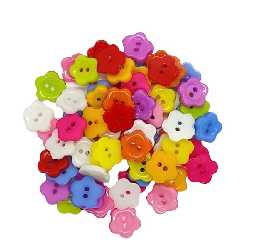 Çiçek Düğme 10 mm 50 adet