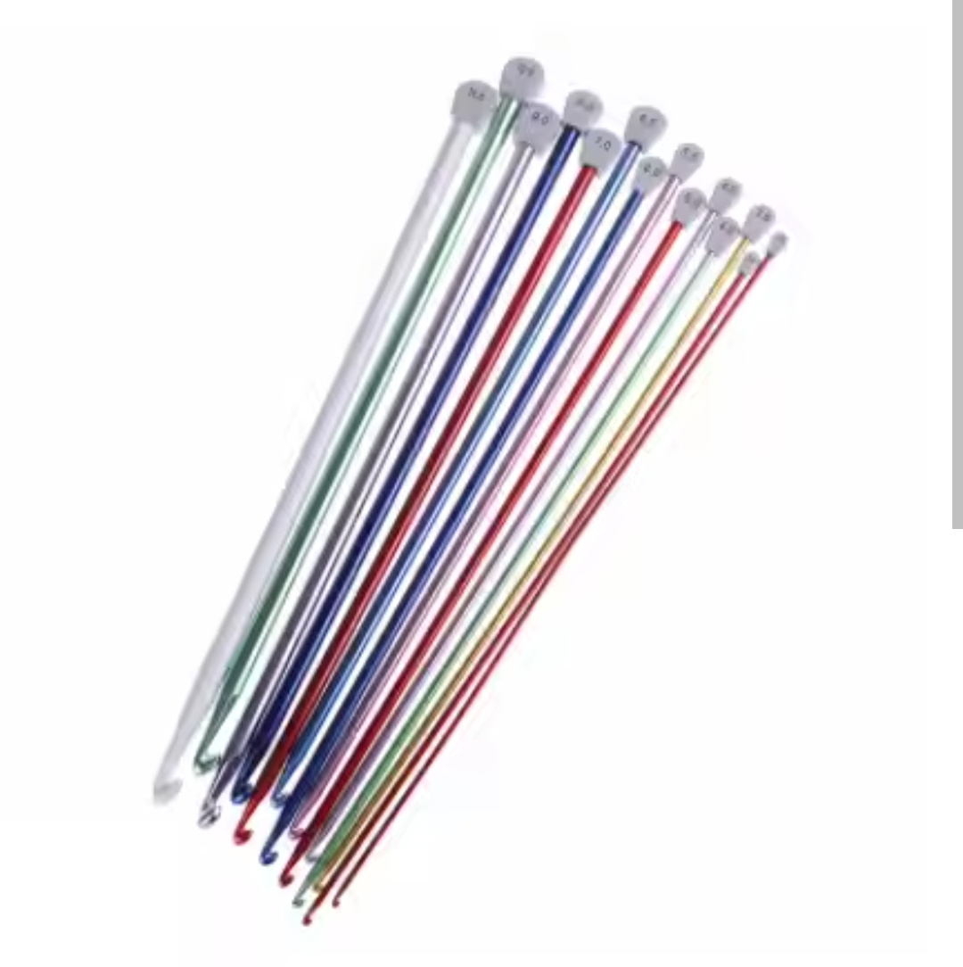 Tunus Tığı , Gagalı Şiş 35 cm Metal